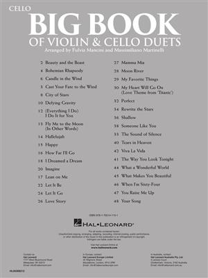 Big Book of Violin & Cello Duets: Streicher Duett