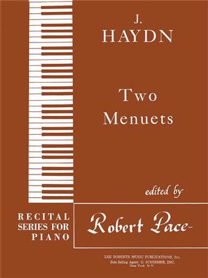 Franz Joseph Haydn: Two Menuets: Klavier Solo
