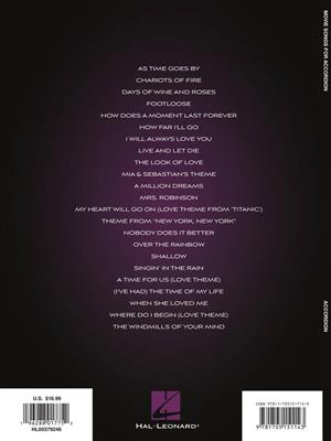 Movie Songs for Accordion: Akkordeon Solo