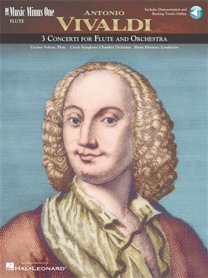 Antonio Vivaldi: 3 Concerti for Flute & Orchestra: Flöte Solo