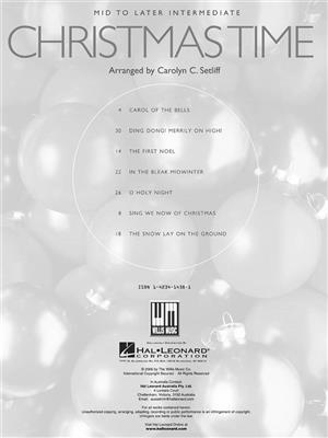 Christmas Time: (Arr. Carolyn C. Setliff): Klavier Solo