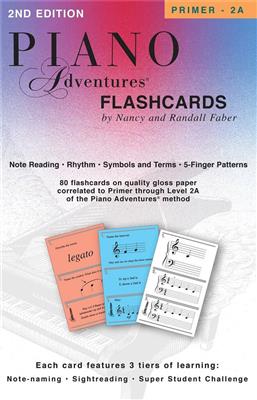 Piano Adventures Flashcards In-a-Box for Primer 2A