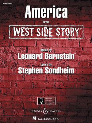 Leonard Bernstein: America (from West Side Story): Gesang mit Klavier