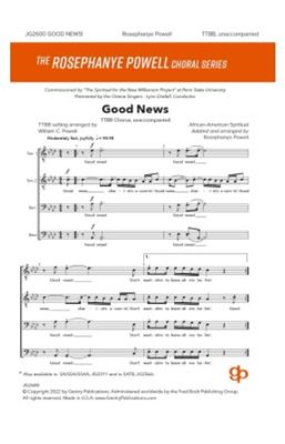 Good News: (Arr. Rosephanye Powell): Männerchor A cappella