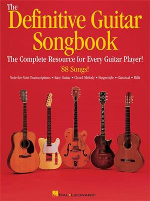 The Definitive Guitar Songbook: Gitarre Solo