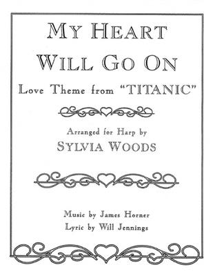 James Horner: My Heart Will Go On: (Arr. Sylvia Woods): Harfe Solo