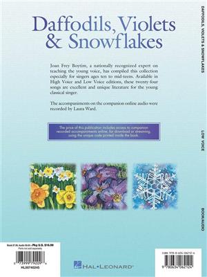 Daffodils, Violets and Snowflakes - Low Voice