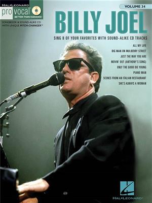 Billy Joel: Pro Vocal Men's Edition Volume 34: Klavier, Gesang, Gitarre (Songbooks)