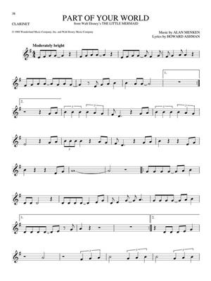 The Big Book of Disney Songs: Klarinette Solo