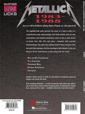 Nick Russo: Metallica - Legendary Licks 1983-1988: Gitarre Solo