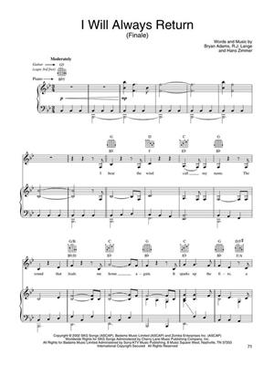 Bryan Adams: Spirit - Stallion of the Cimarron: Klavier, Gesang, Gitarre (Songbooks)