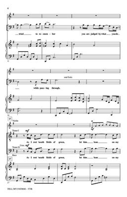 Tell My Father: (Arr. Andrea Ramsey): Männerchor mit Begleitung