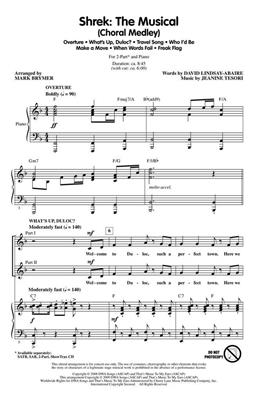 Jeanine Tesori: Shrek: The Musical (Choral Medley): (Arr. Mark Brymer): Frauenchor mit Klavier/Orgel
