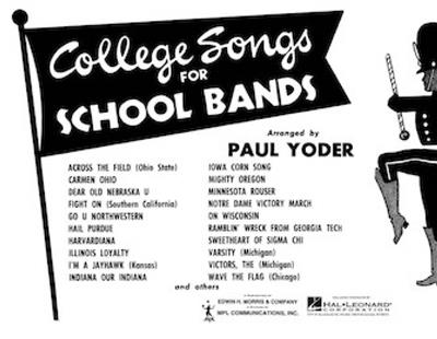 College Songs for School Bands - 2nd Bb Clarinet: Blasorchester