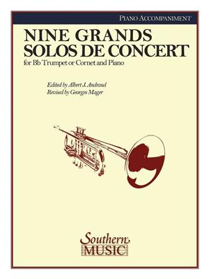 Georges C. Mager: Nine Grand Solos de Concert: Trompete mit Begleitung