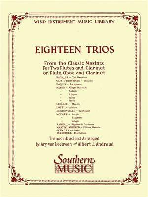 18 Trios (Complete) from Classic Master: (Arr. Albert Andraud): Holzbläserensemble