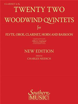 22 Woodwind Quintets - New Edition: (Arr. Albert Andraud): Klarinette Ensemble