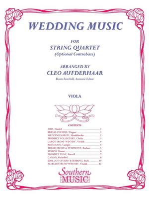Wedding Music: (Arr. Cleo Aufderhaar): Streichensemble