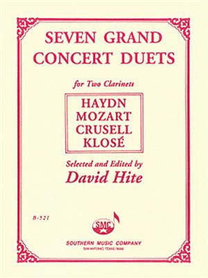 Wolfgang Amadeus Mozart: Seven Grand Concert Duets: (Arr. David Hite): Klarinette Duett
