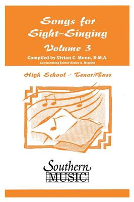 Bobby Siltman: Songs for Sight Singing¡- Volume 3: (Arr. Marilyn Jones): Männerchor mit Begleitung