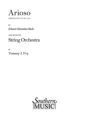 Johann Sebastian Bach: Arioso: (Arr. Tommy J. Fry): Streichorchester