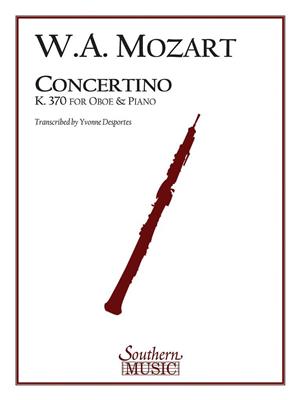 Wolfgang Amadeus Mozart: Concertino, K370: (Arr. Albert Andraud): Oboe Solo