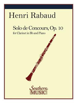 Henri Rabaud: Solo De Concours: Klarinette Solo