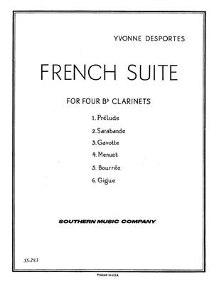Yvonne Desportes: French Suite: Klarinette Ensemble