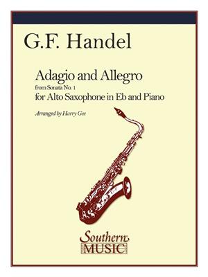 Georg Friedrich Händel: Adagio And Allegro: (Arr. Harry R. Gee): Altsaxophon