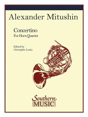 Alexander Mitushin: Concertino: (Arr. Leuba Christopher): Horn Ensemble
