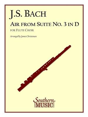 Johann Sebastian Bach: Air From Suite No. 3 In D: (Arr. James Christensen): Flöte Ensemble