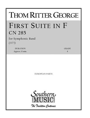Thom Ritter George: First ( 1St ) Suite In F: (Arr. R. Mark Rogers): Blasorchester