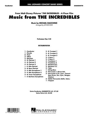 Michael Giacchino: Music from the Incredibles: (Arr. Jay Bocook): Blasorchester