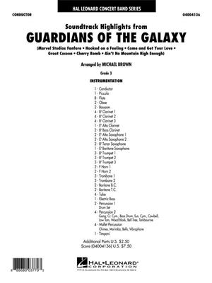Soundtrack Highlights from Guardians of the Galaxy: (Arr. Michael Brown): Blasorchester