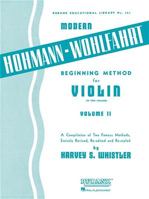 Modern Hohmann-Wohlfahrt Beginning Method Violin