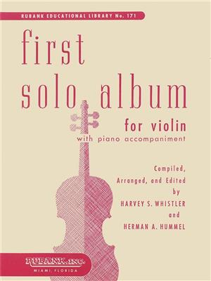 First Solo Album For Violin: Violine mit Begleitung