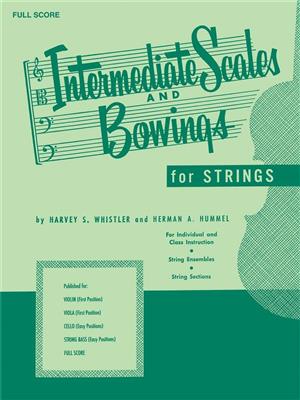 Intermediate Scales And Bowings - Full Score: Streichensemble