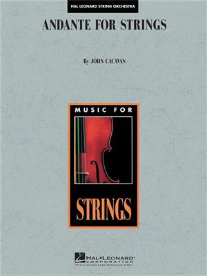 John Cacavas: Andante for Strings: Streichorchester