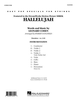 Leonard Cohen: Hallelujah: (Arr. Robert Longfield): Streichorchester