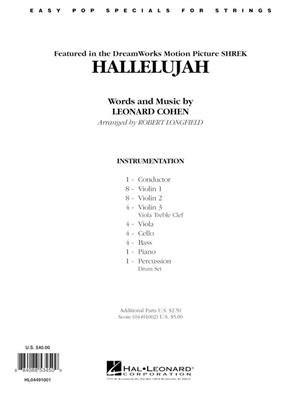 Leonard Cohen: Hallelujah: (Arr. Robert Longfield): Streichorchester