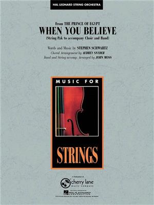 When You Believe (from The Prince of Egypt): (Arr. Audrey Snyder): Streichensemble