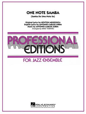 Antonio Carlos Jobim: One Note Samba: (Arr. Mike Tomaro): Jazz Ensemble