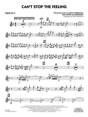 Can't Stop the Feeling: (Arr. John Wasson): Jazz Ensemble