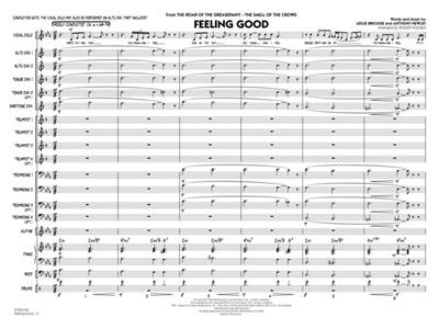 Anthony Newley: Feeling Good (Vocal Solo/Jazz Ens): (Arr. Roger Holmes): Jazz Ensemble mit Gesang