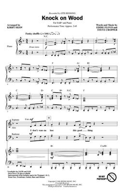 Otis Redding: Knock on Wood: (Arr. Kirby Shaw): Gemischter Chor mit Klavier/Orgel