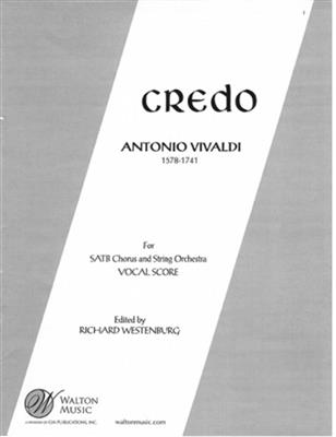 Antonio Vivaldi: Credo: (Arr. Richard Westenburg): Gemischter Chor mit Begleitung