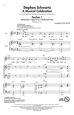 Stephen Schwartz: Stephen Schwartz - A Musical Celebration: (Arr. Mac Huff): Gemischter Chor mit Begleitung
