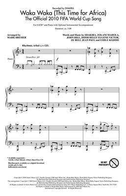 Shakira: Waka Waka: (Arr. Mark Brymer): Gemischter Chor mit Klavier/Orgel