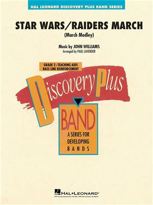 John Williams: Star Wars/Raiders March (March Medley): (Arr. Paul Lavender): Blasorchester