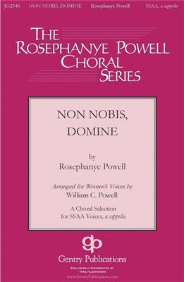 Rosephanye Powell: Non Nobis, Domine: (Arr. William Powell): Frauenchor A cappella
